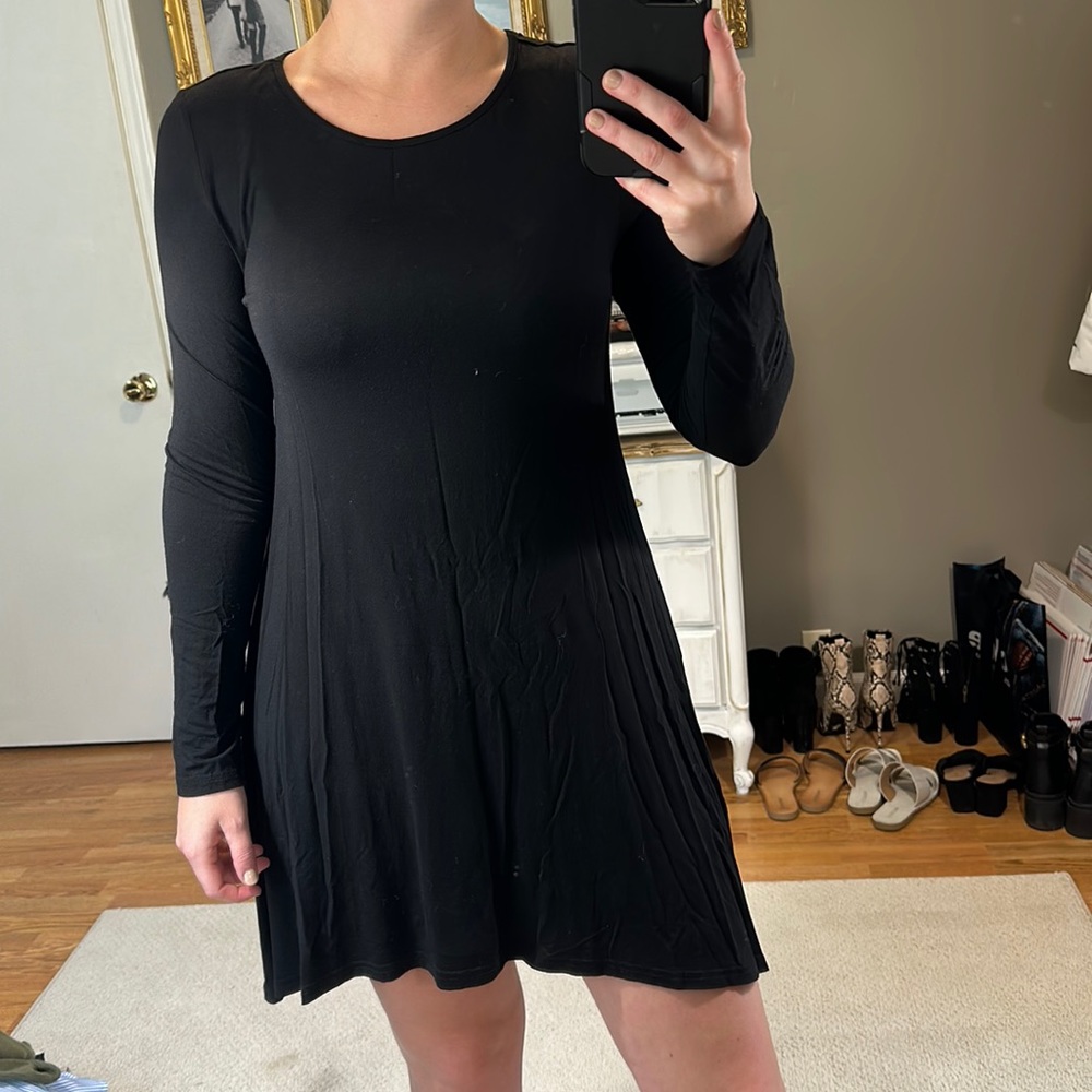Black Long-sleeve Dress